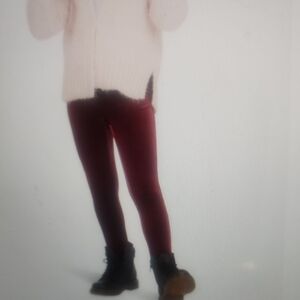 SPANX Kids Burgundy Leggings